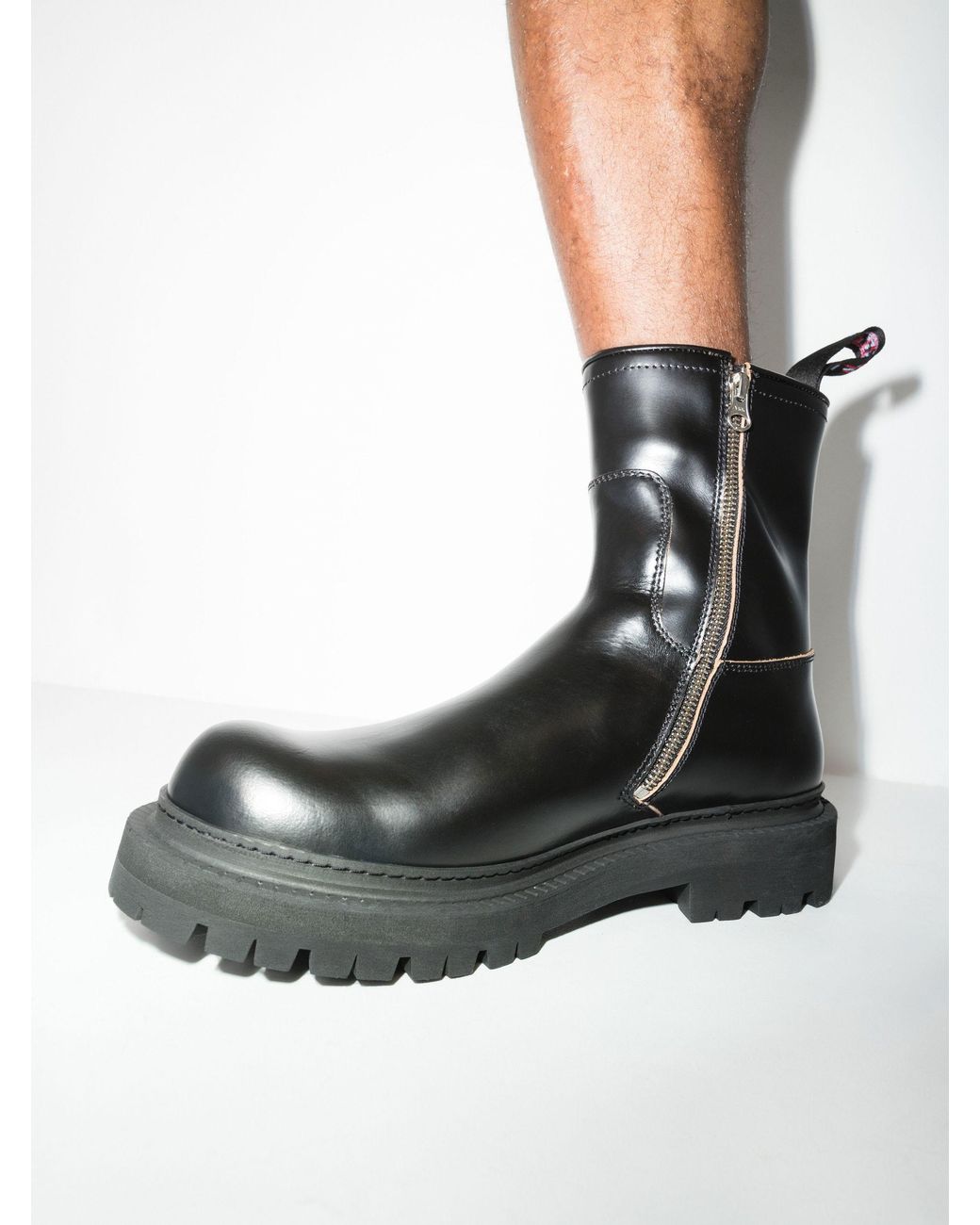 CAMPERLAB Eki Leather Ankle Boots in Black for Men | Lyst