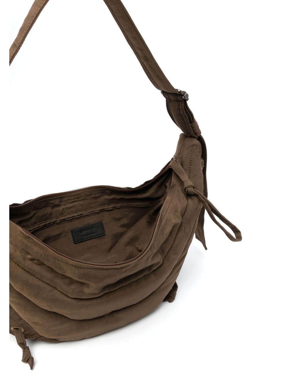 Lemaire – Soft Crossbody Bag Earth Brown