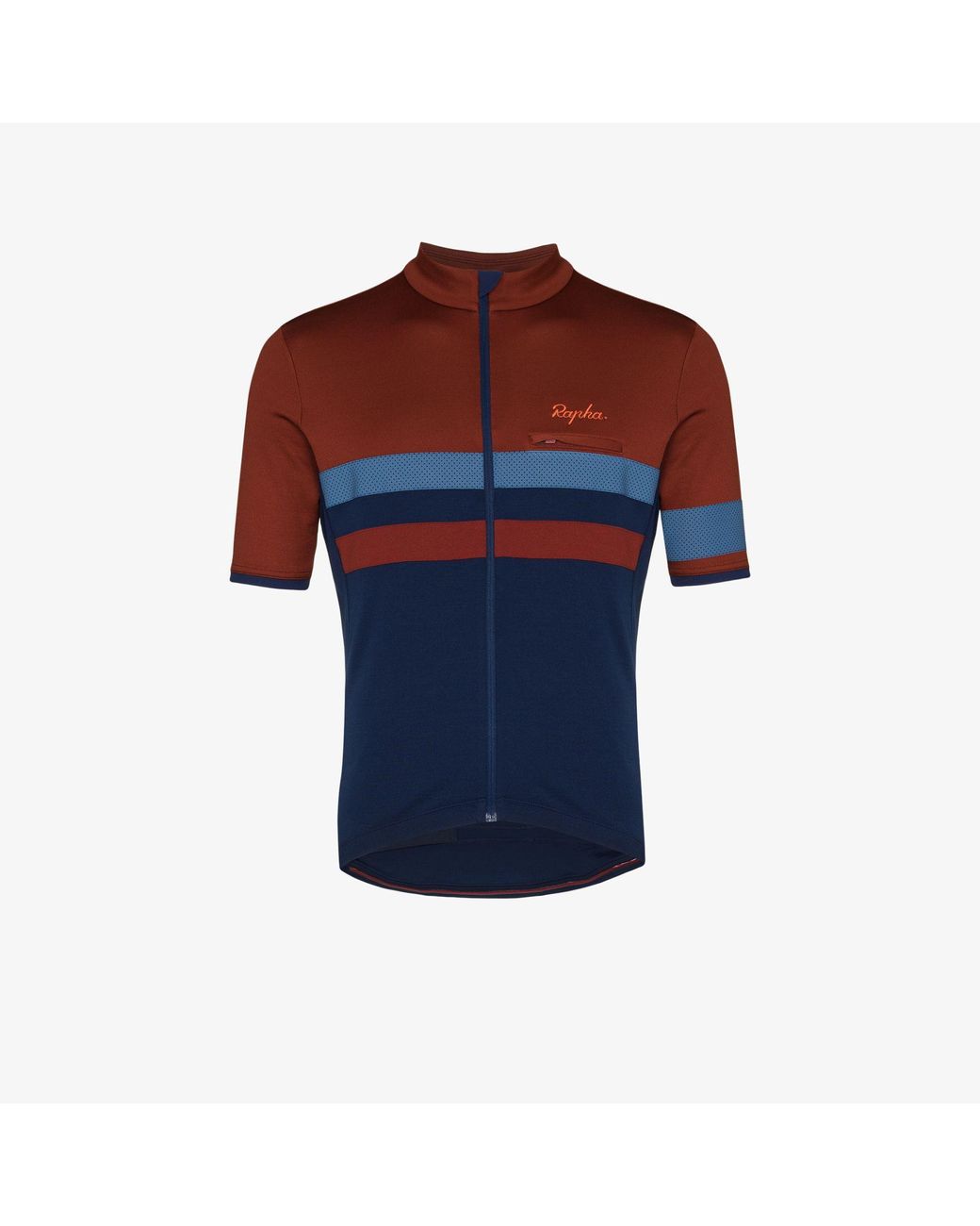 Rapha And Brown Brevet Striped Cycling Jersey in Blue for Men | Lyst UK