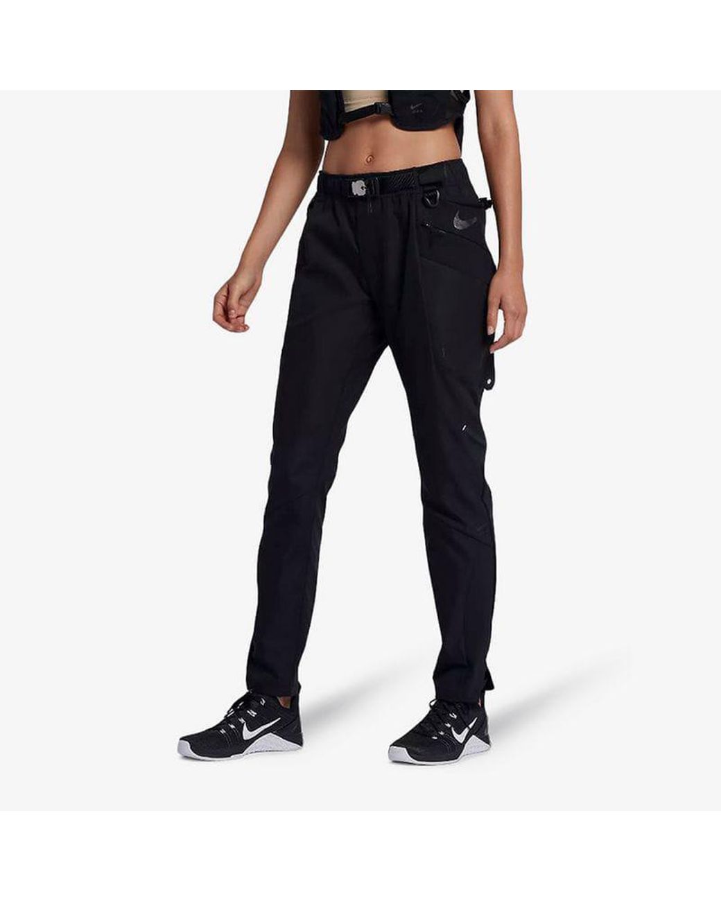 Nike X Mmw Stretch Woven Trousers in Black | Lyst