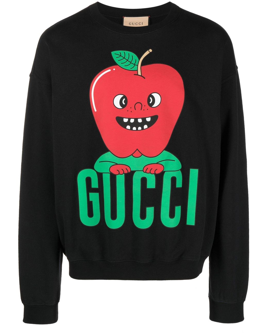 Gucci X Pablo Delcielo Apple Logo Cotton Sweatshirt in Green for Men | Lyst