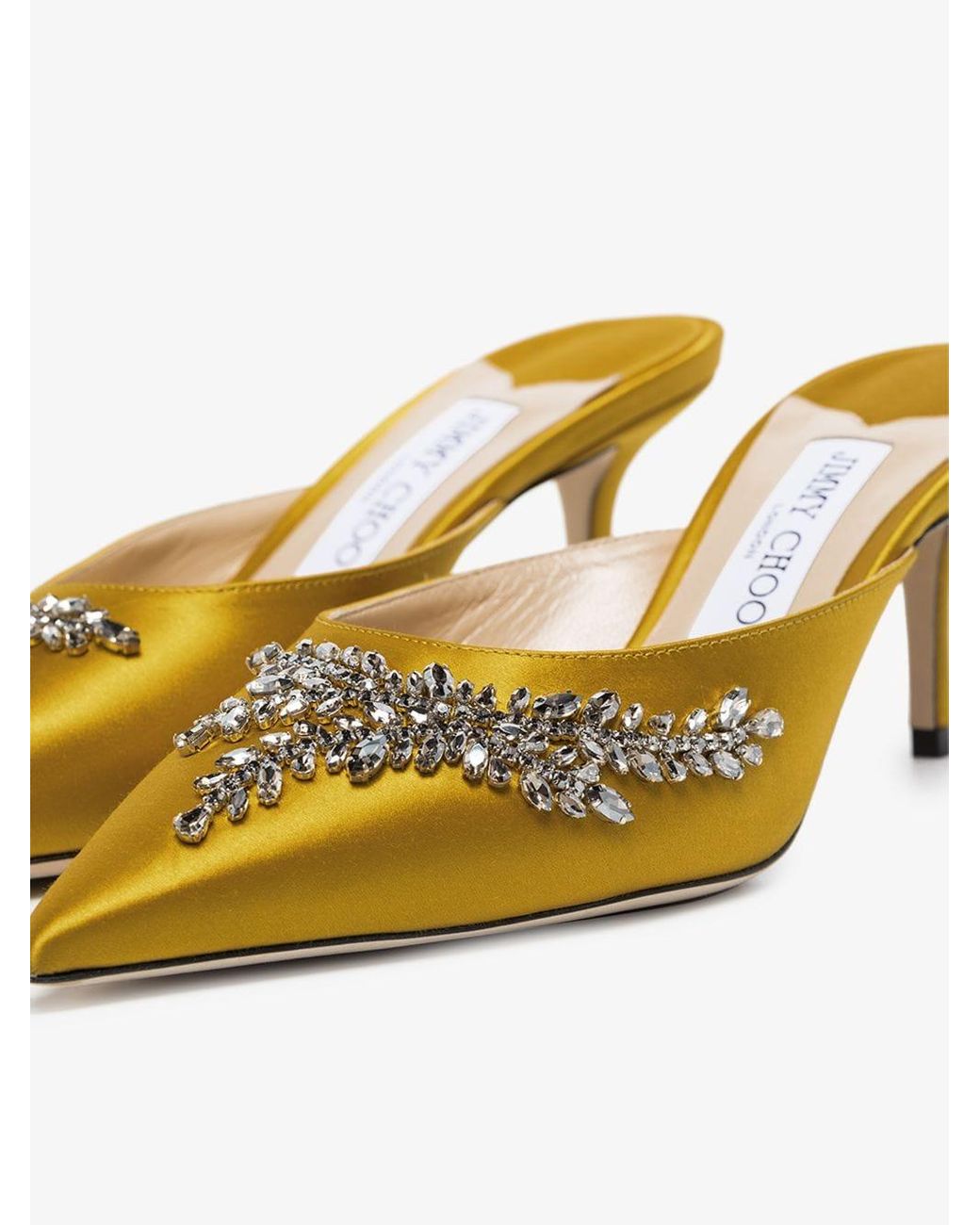 jimmy choo crystal mules