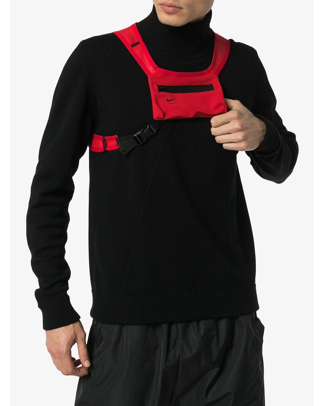 Nike X Mmw Red Chest Bag for Men | Lyst Australia