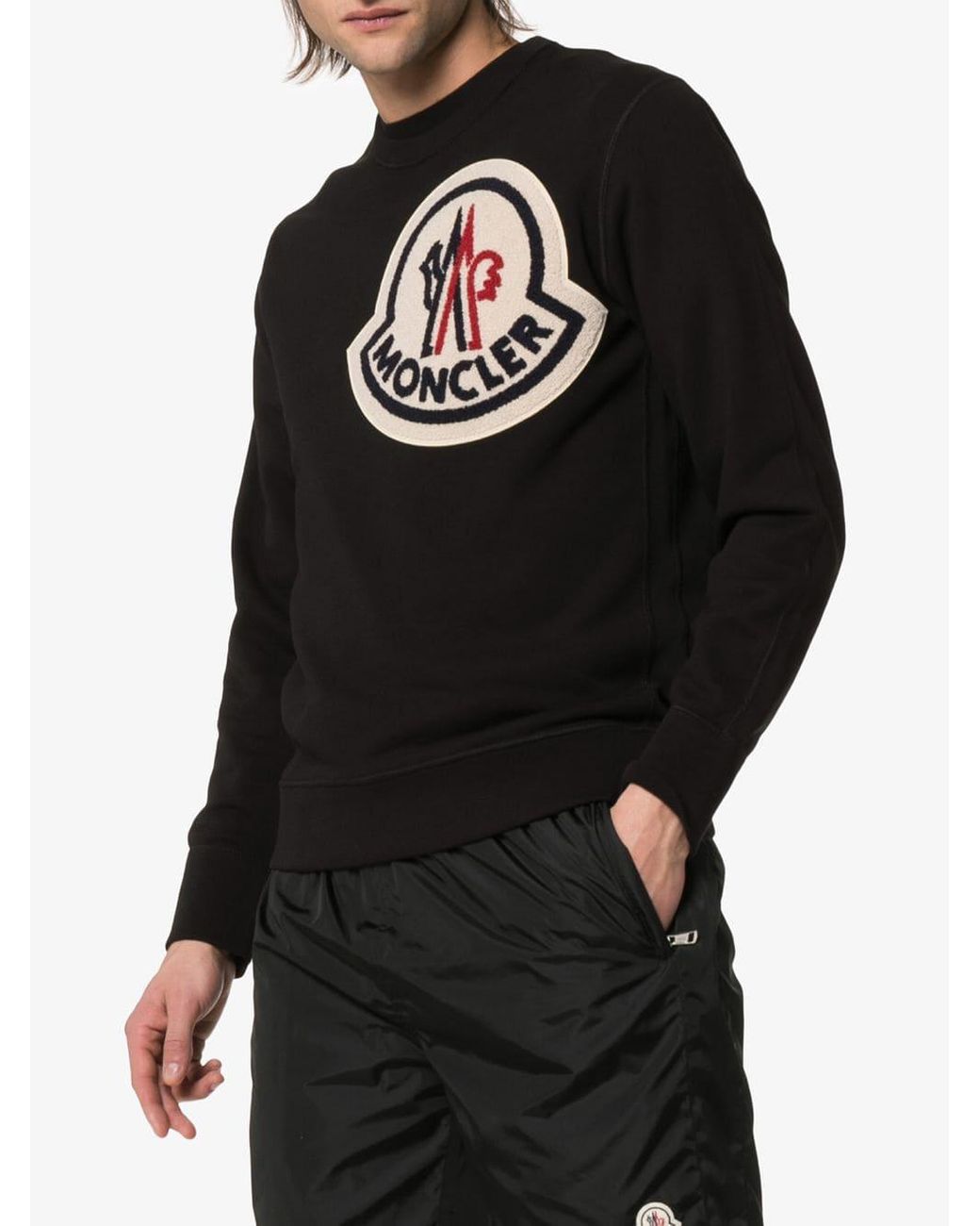 Moncler Genius Moncler 1952 Logo Sweatshirt in Black for Men Lyst
