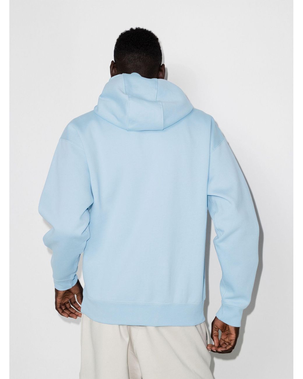 Nike Nrg Solo Swoosh Hoodie in Blue for Men Lyst