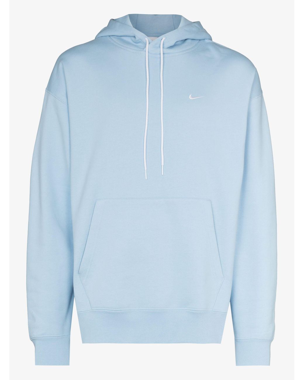 Nike Nrg Solo Swoosh Hoodie in Blue for Men | Lyst