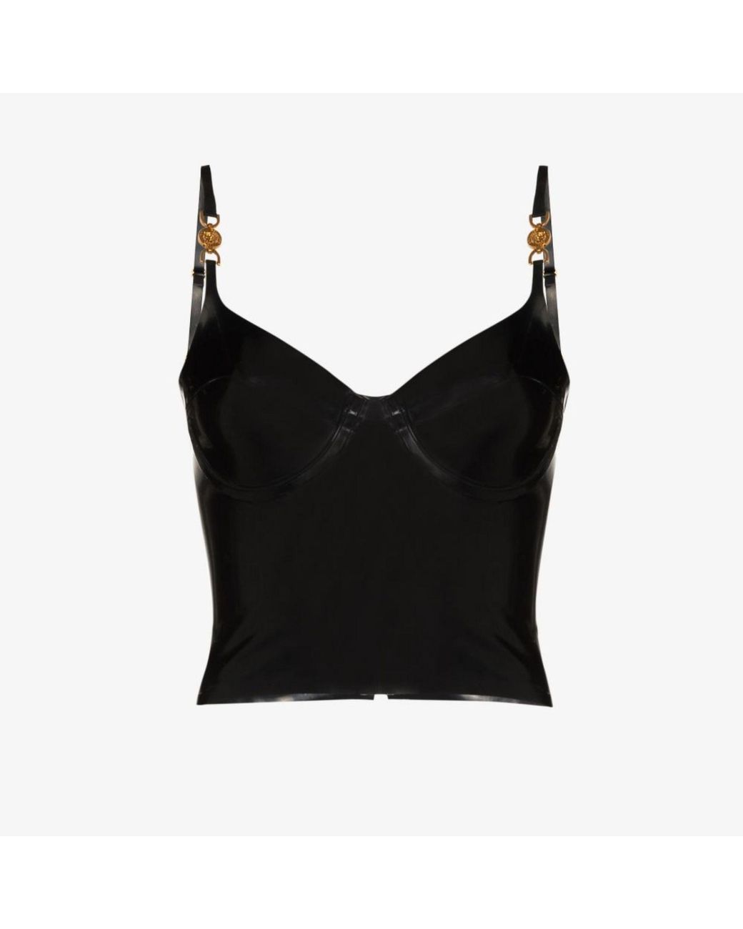【送料&関税込】Versace Pleated Bustier Top Versace Pleated Bustier Top | italist