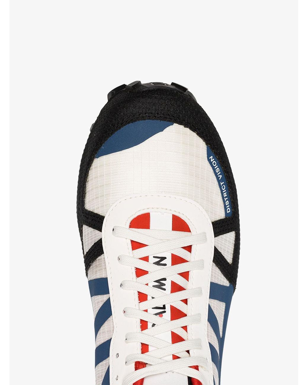 District Vision Cream, Blue And Red X Salomon Mountain Racer Low Top  Sneakers for Men | Lyst