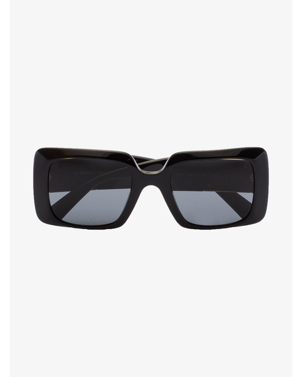 Versace Eyewear Square Oversized Sunglasses in Black Lyst