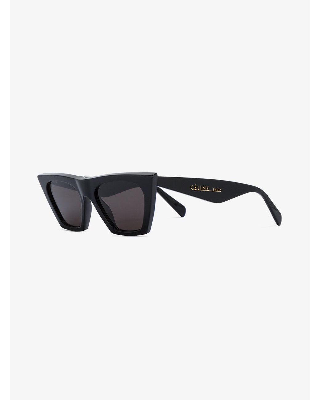 Celine Edge Sunglasses in Black | Lyst