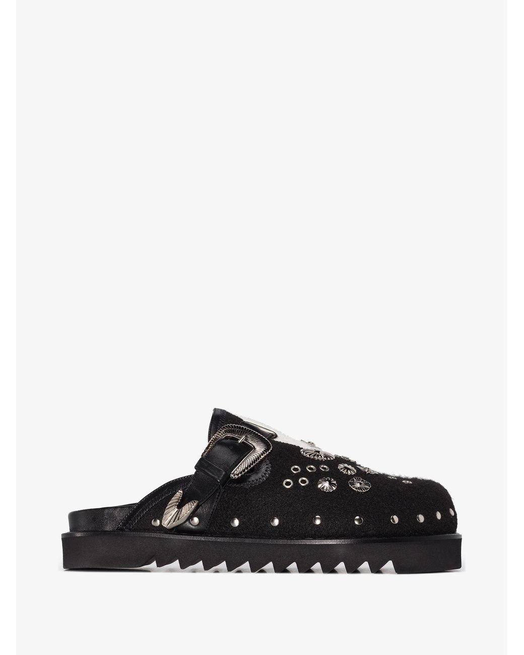 Toga Yin Yang Studded Mules in Black for Men | Lyst
