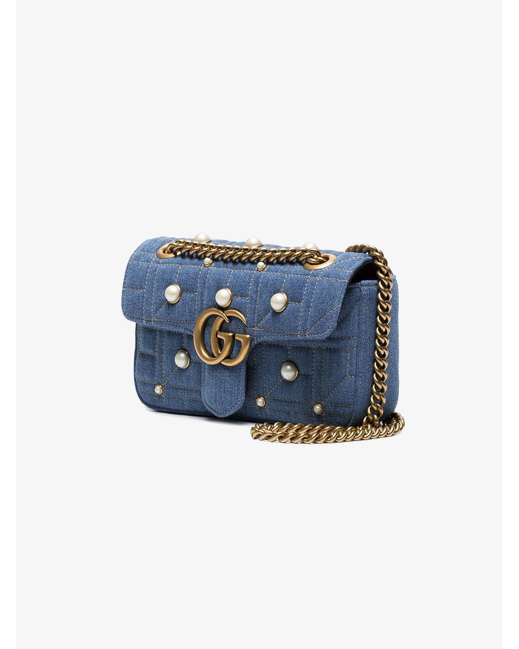 Gucci Gg Marmont 2.0 Imitation Pearl 