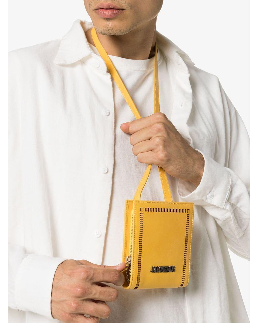 Jacquemus Le Gadjo Shoulder Bag in Yellow for Men | Lyst