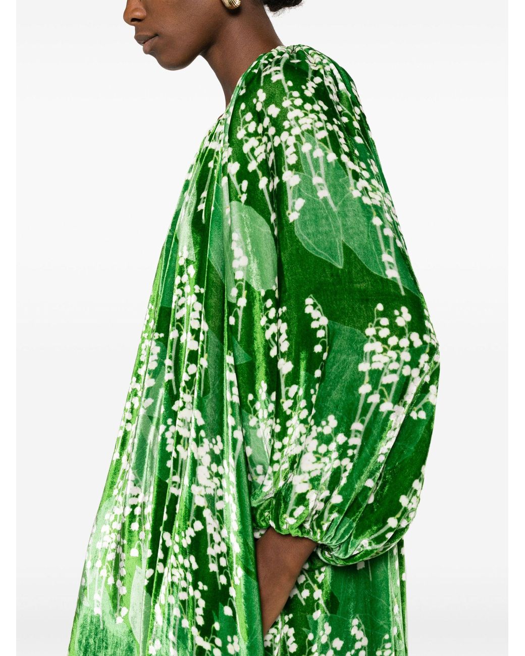 BERNADETTE Georgina Floral-print Maxi Dress in Green | Lyst