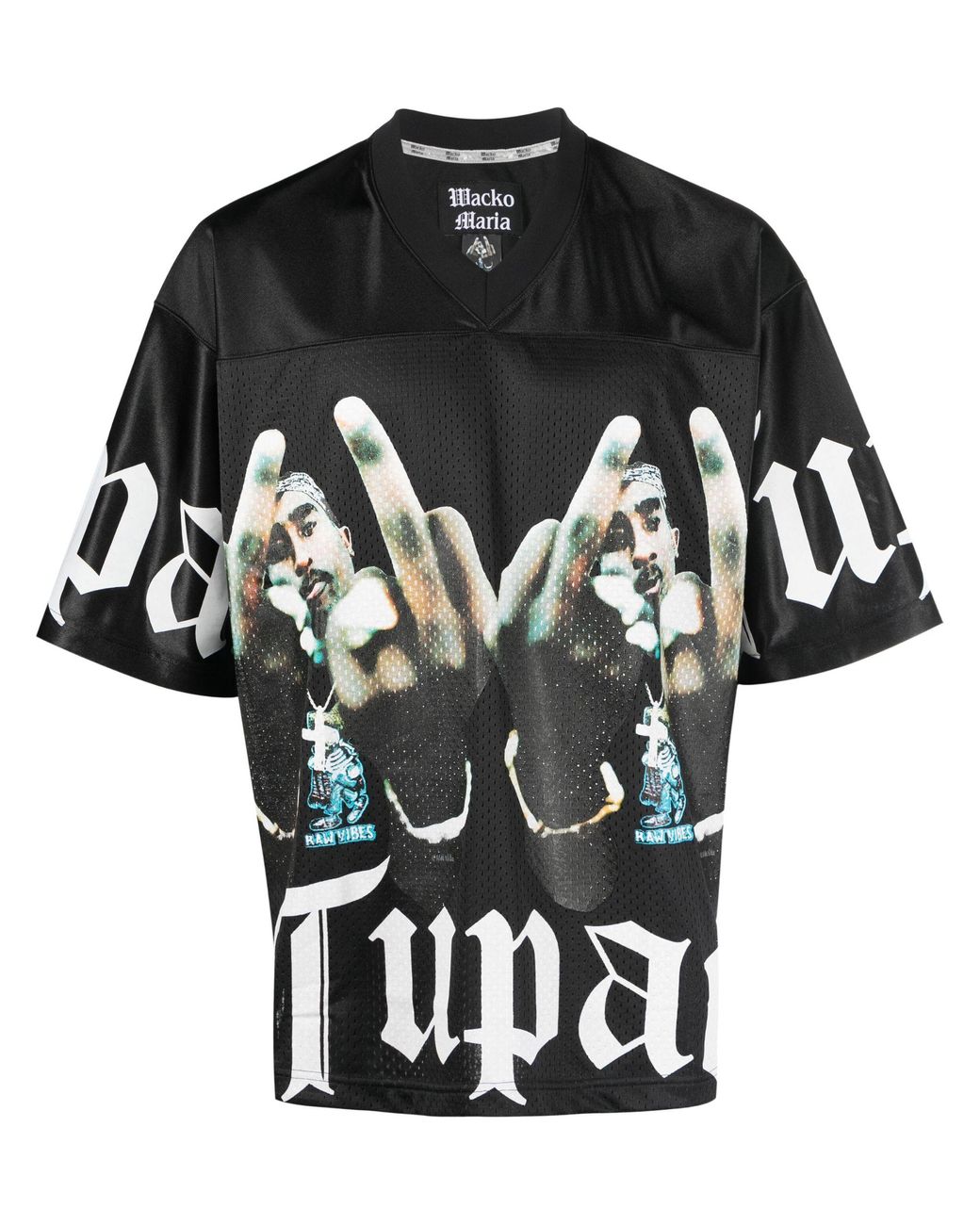 23ss WACKOMARIA 2PAC FOOTBALL JERSEY L 5｜トップス