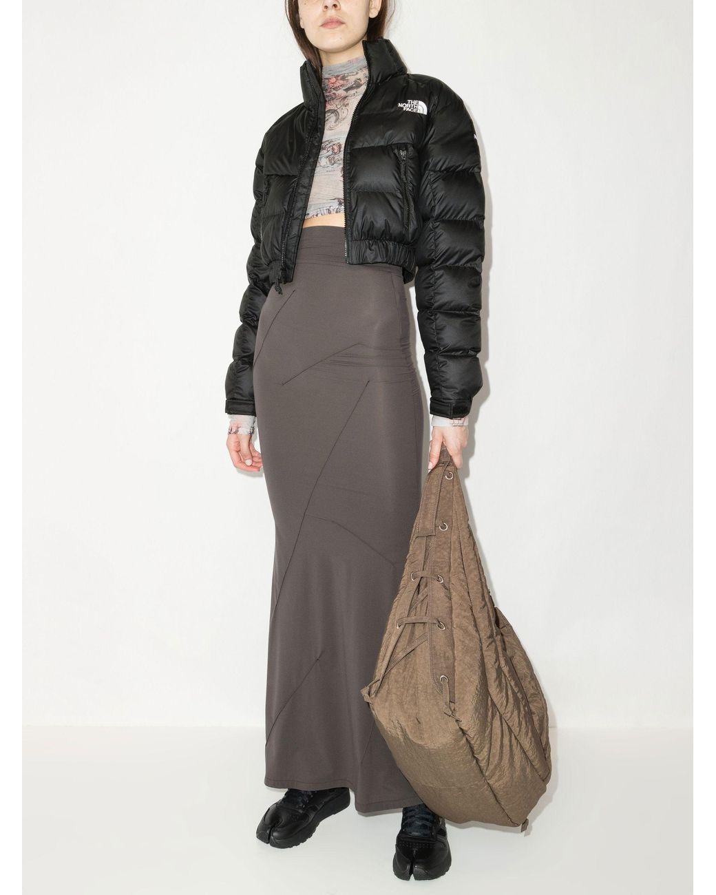 Synthetic Phlego Cropped Puffer Jacket 