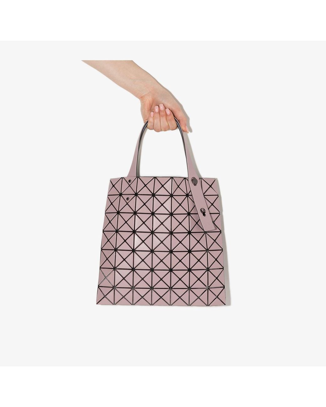 Bao Bao Issey Miyake Purple And Pink Prism Kangaroo Tote Bag Lyst