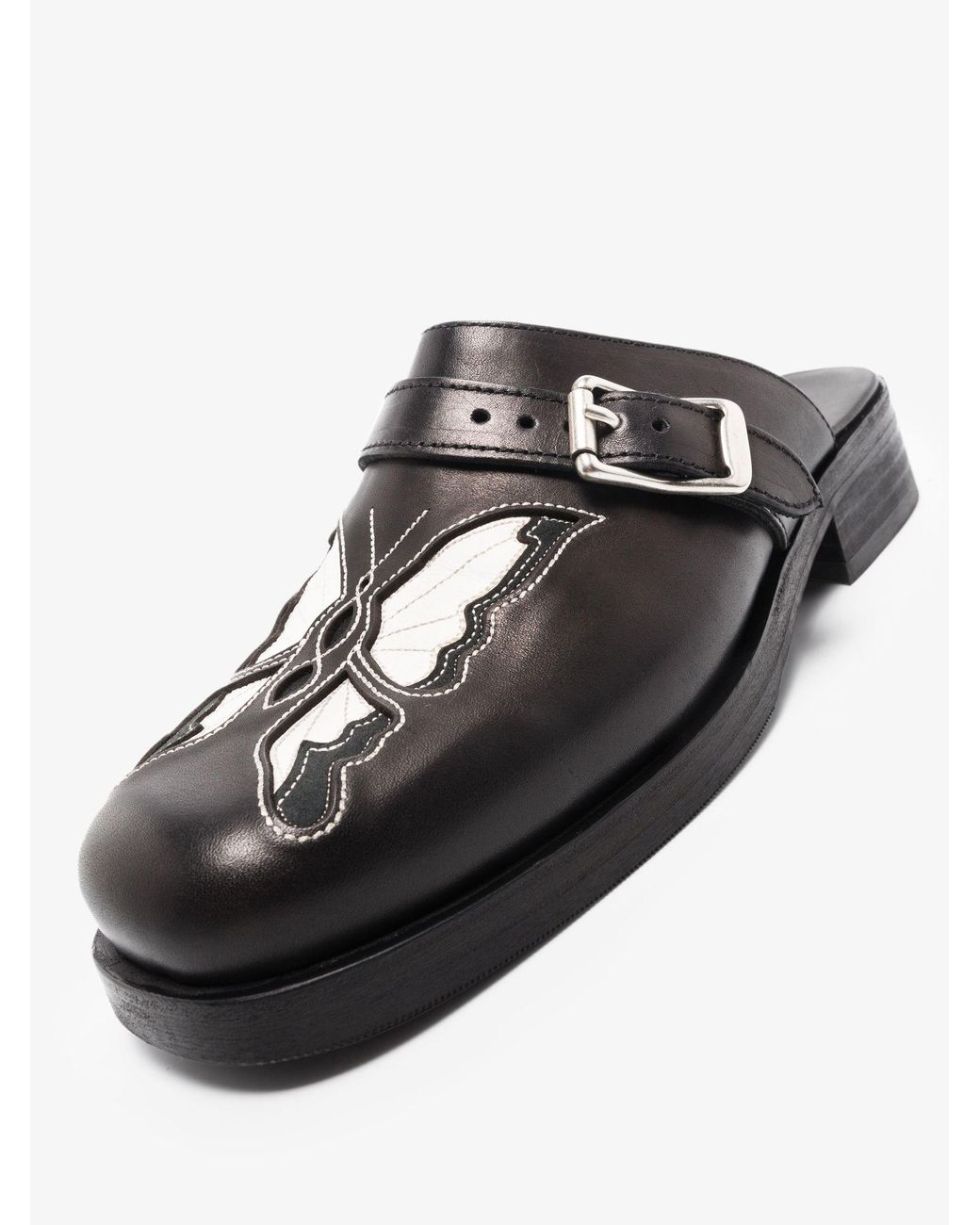 our legacy camion mule butterfly 蝶 ブラック OUR LEGACY 「CAMION MULE SCHMETTERLING BLACK LEATHER」 – SISTER