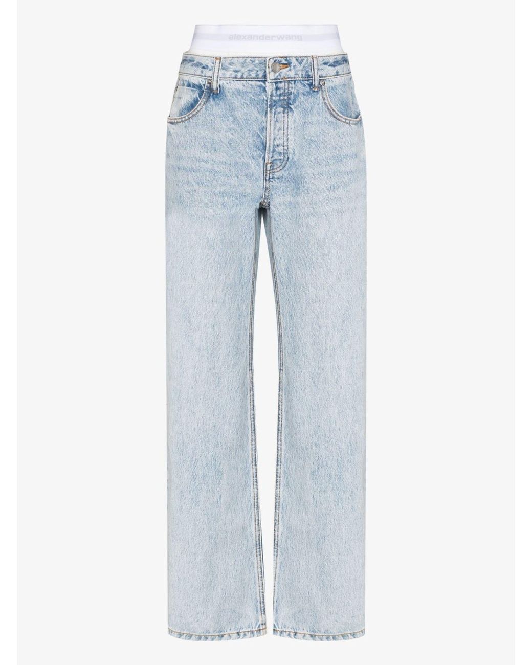 Alexander Wang Underwear Logo Waistband Jeans - Women's