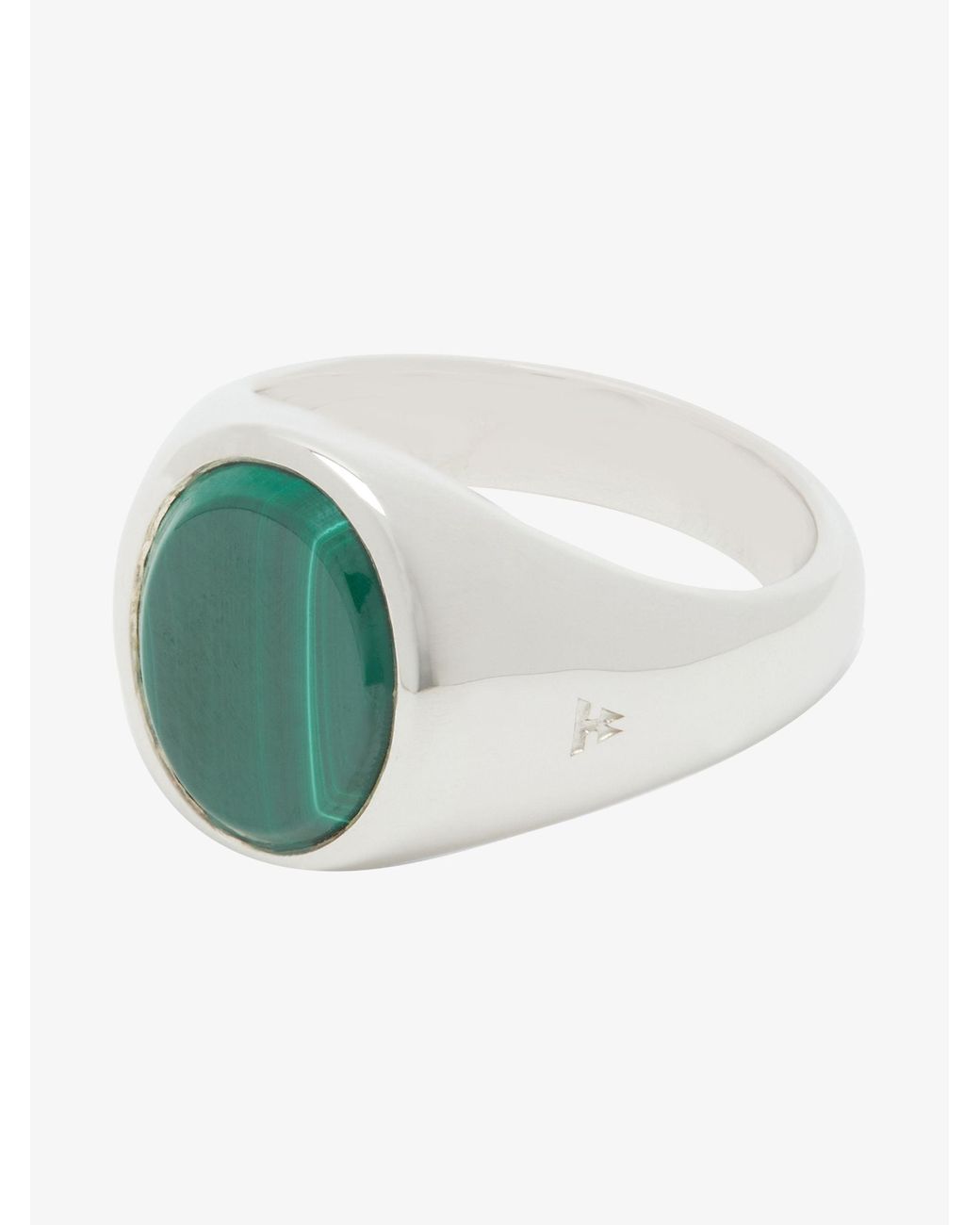 Malachite signet ring deals