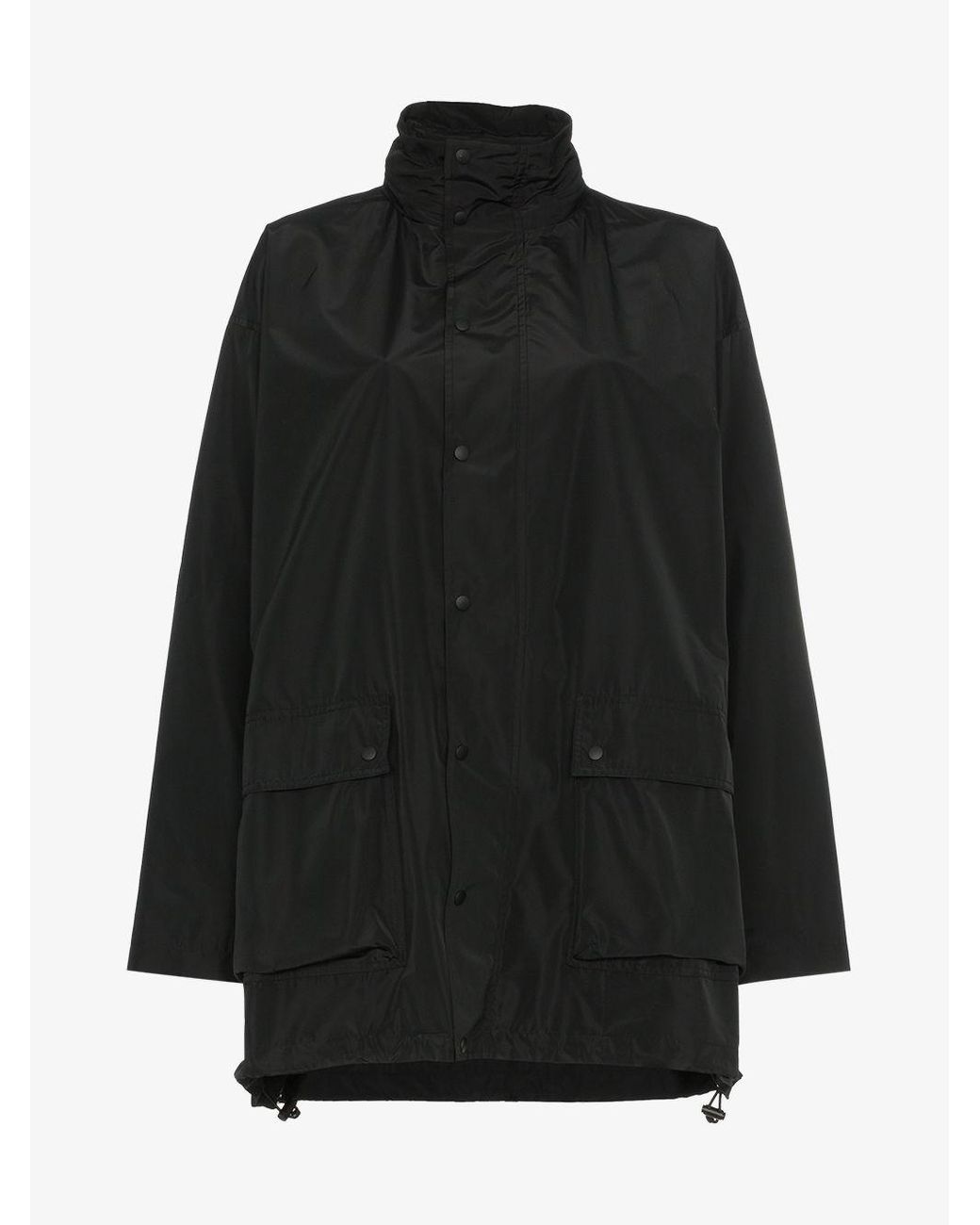 Balenciaga black best sale windbreaker