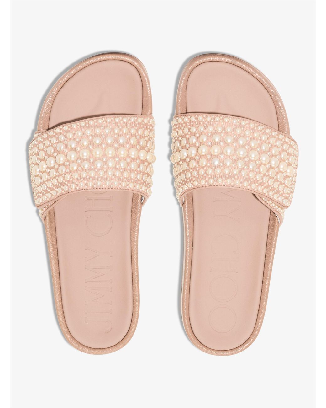 Jimmy choo store pearl slides