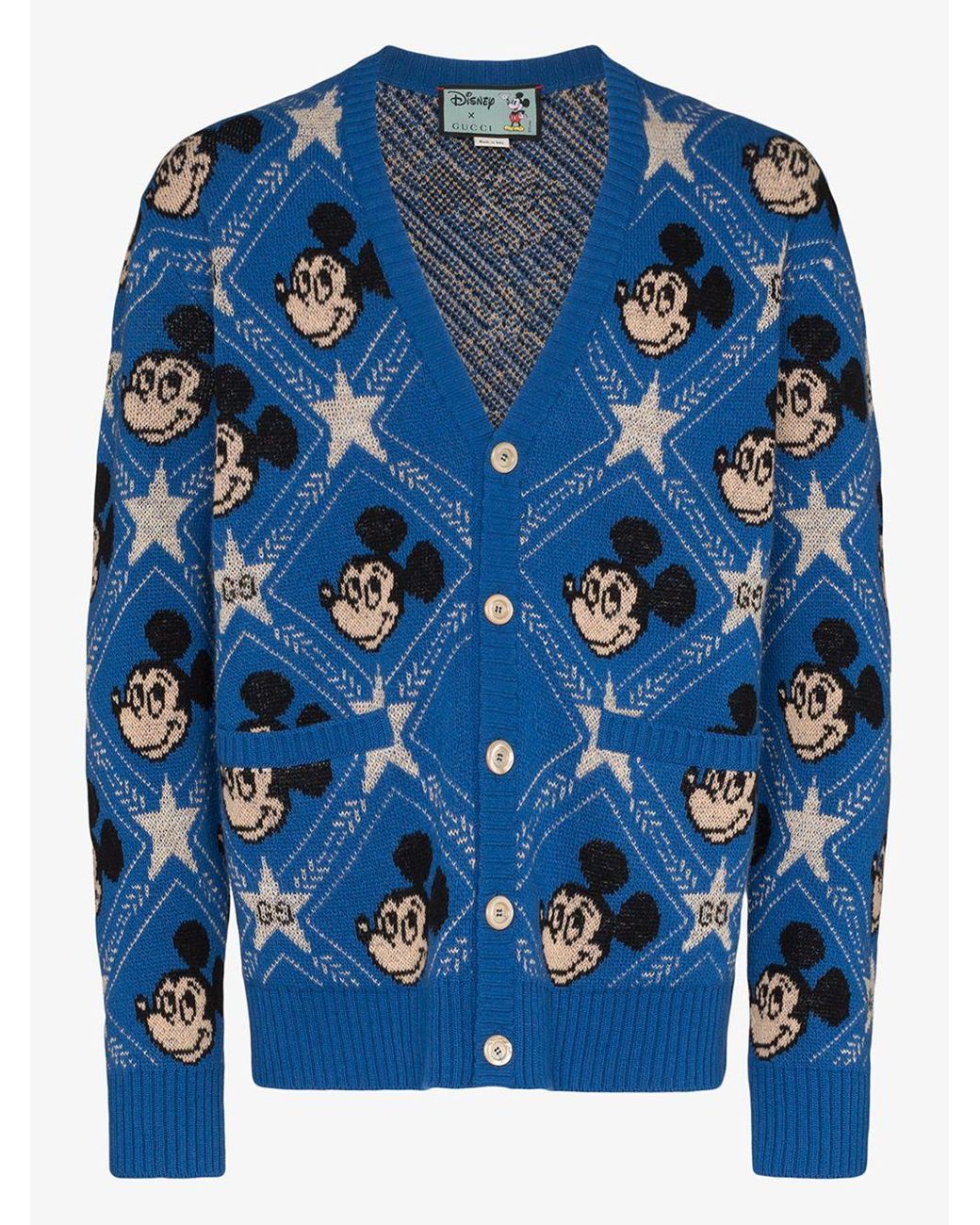 Gucci mickey cardigan deals