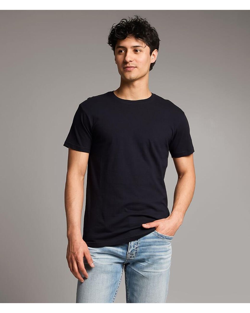 BKE Blue Basic T-Shirt for men