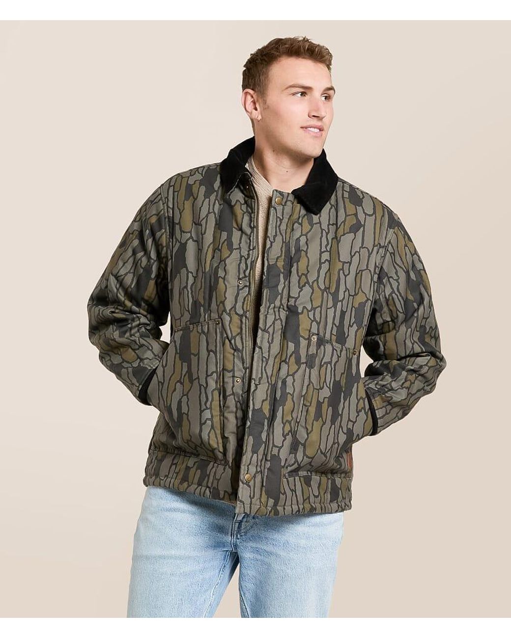 Brixton Brown Builders Ranch Camo Jacket for men