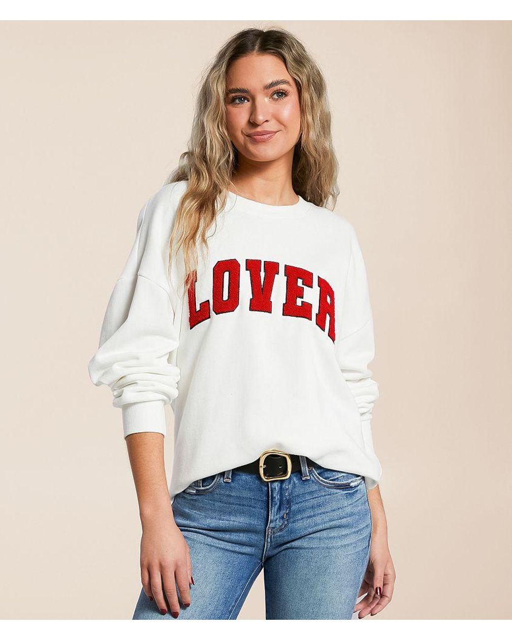 Z Supply White Lounge Lover Oversized Pullover