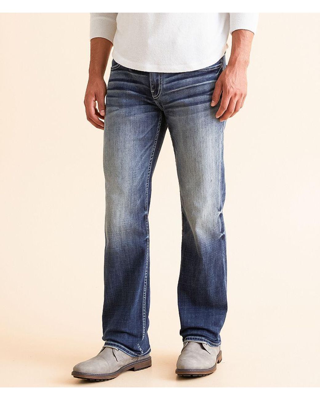 BKE Blue Carter Boot Stretch Jean for men