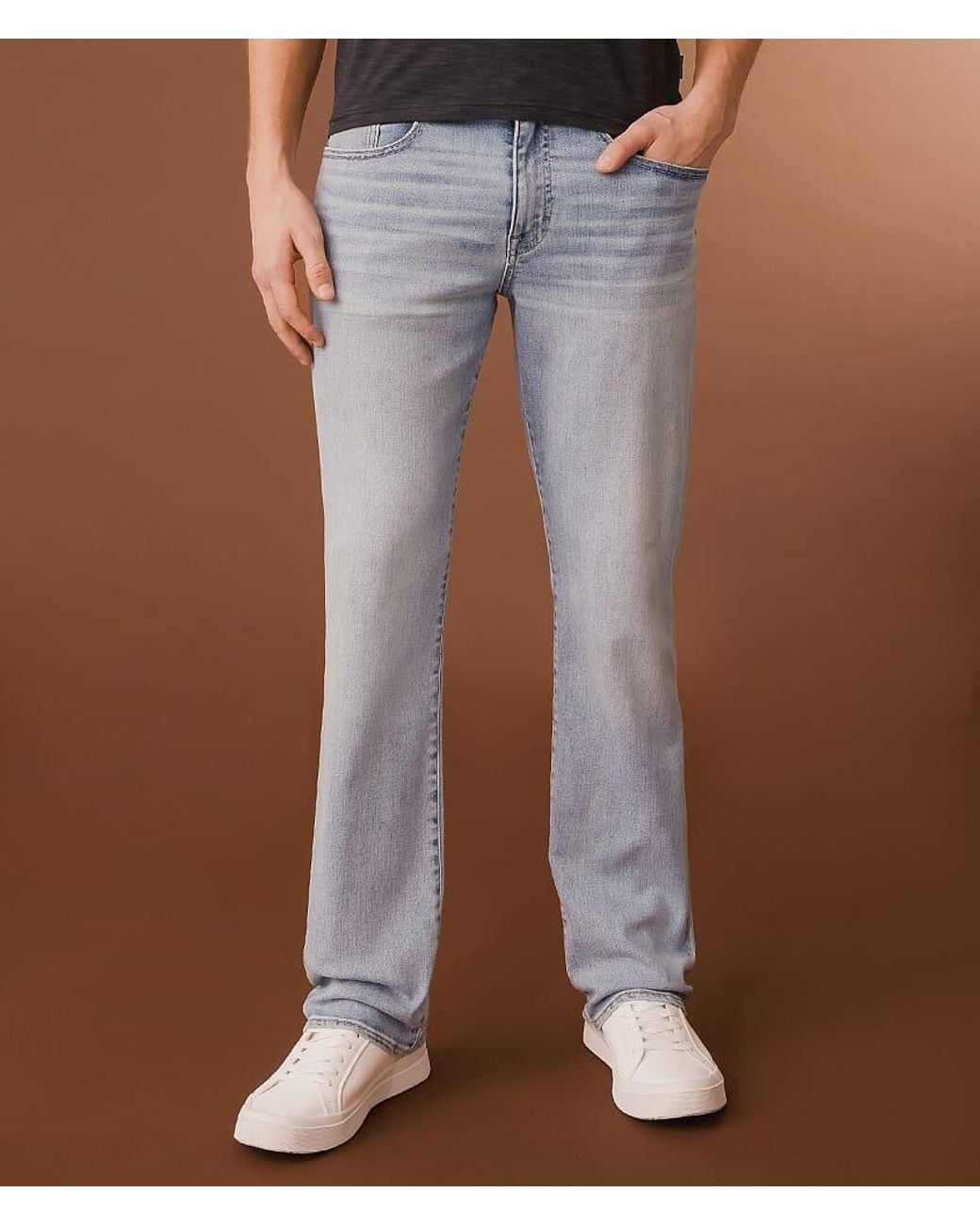 Outpost Makers Blue Straight Stretch Jean for men