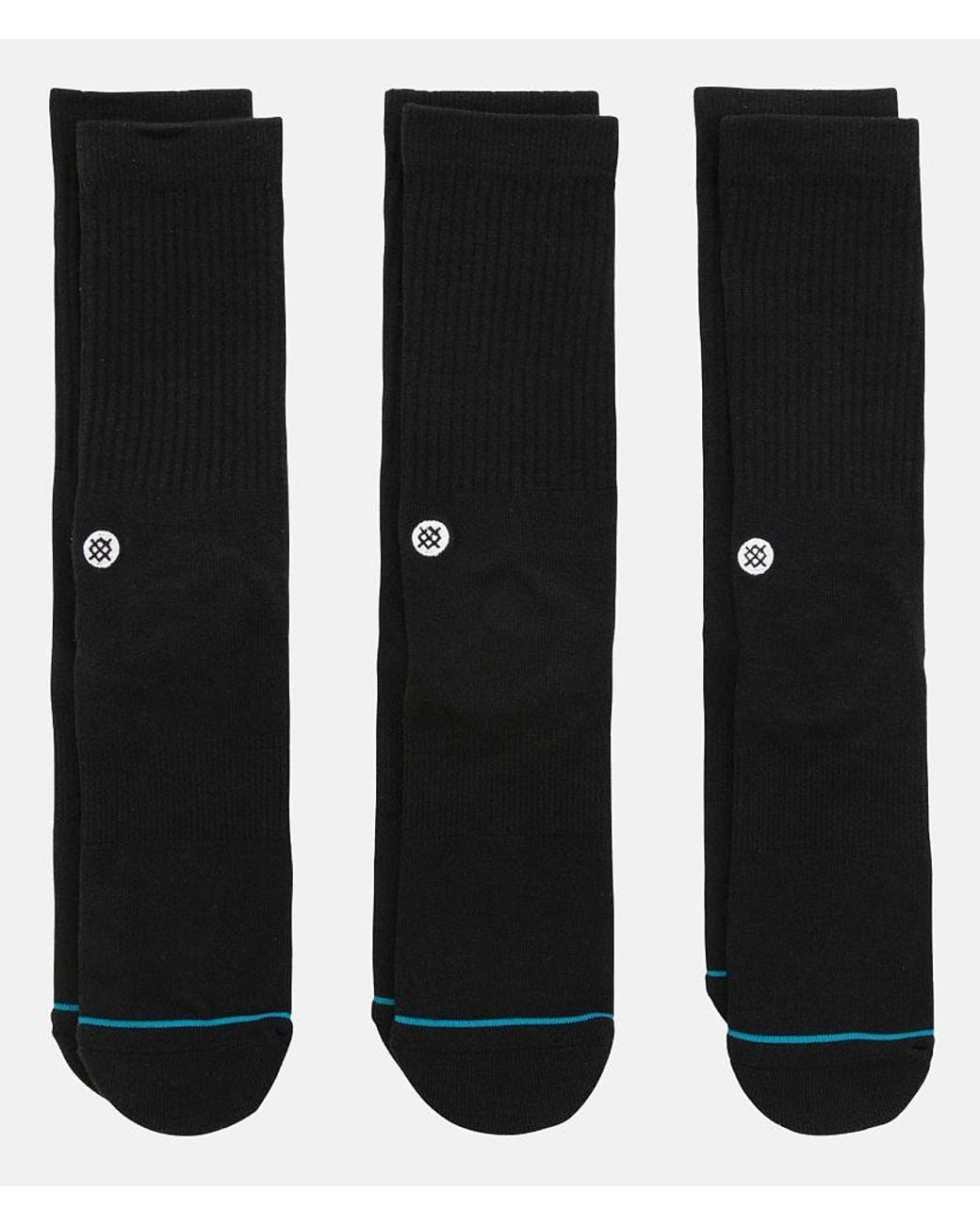 Stance Black Classic 3 Pack Socks for men