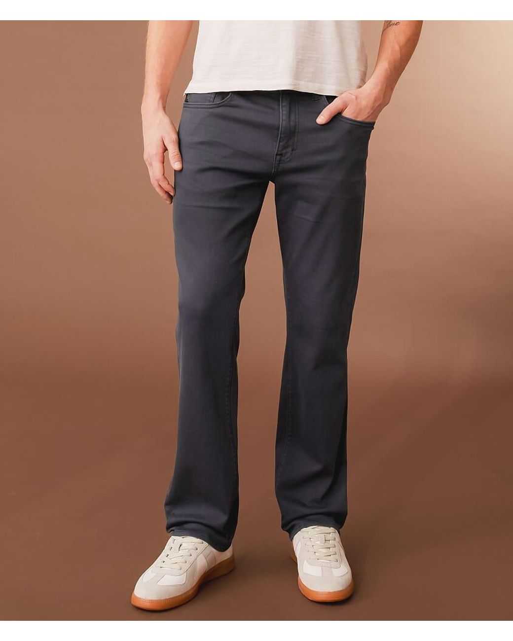 Outpost Makers Blue Straight Stretch Pant for men