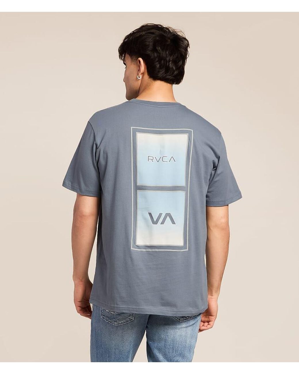 RVCA Blue Color Stack T-Shirt for men