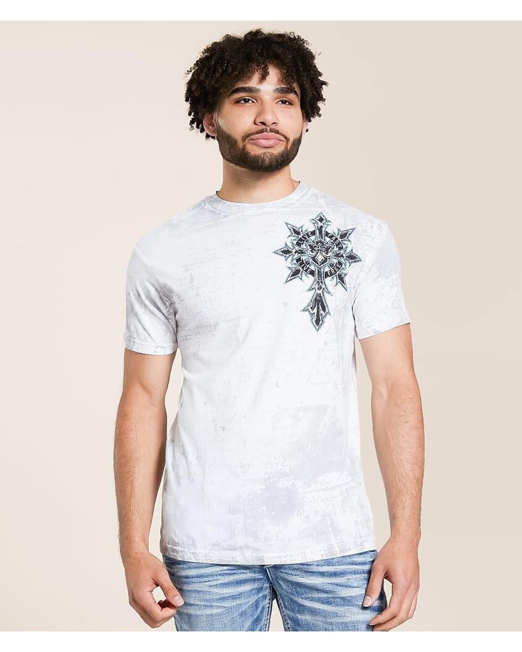 Affliction White Retribution T-Shirt for men