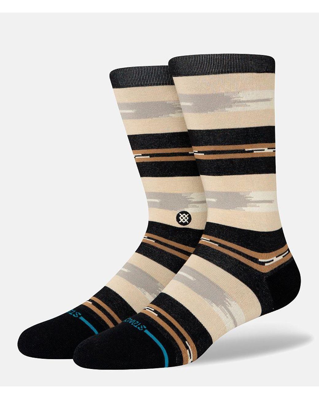 Stance Black Trail Bound Infiknit Socks for men