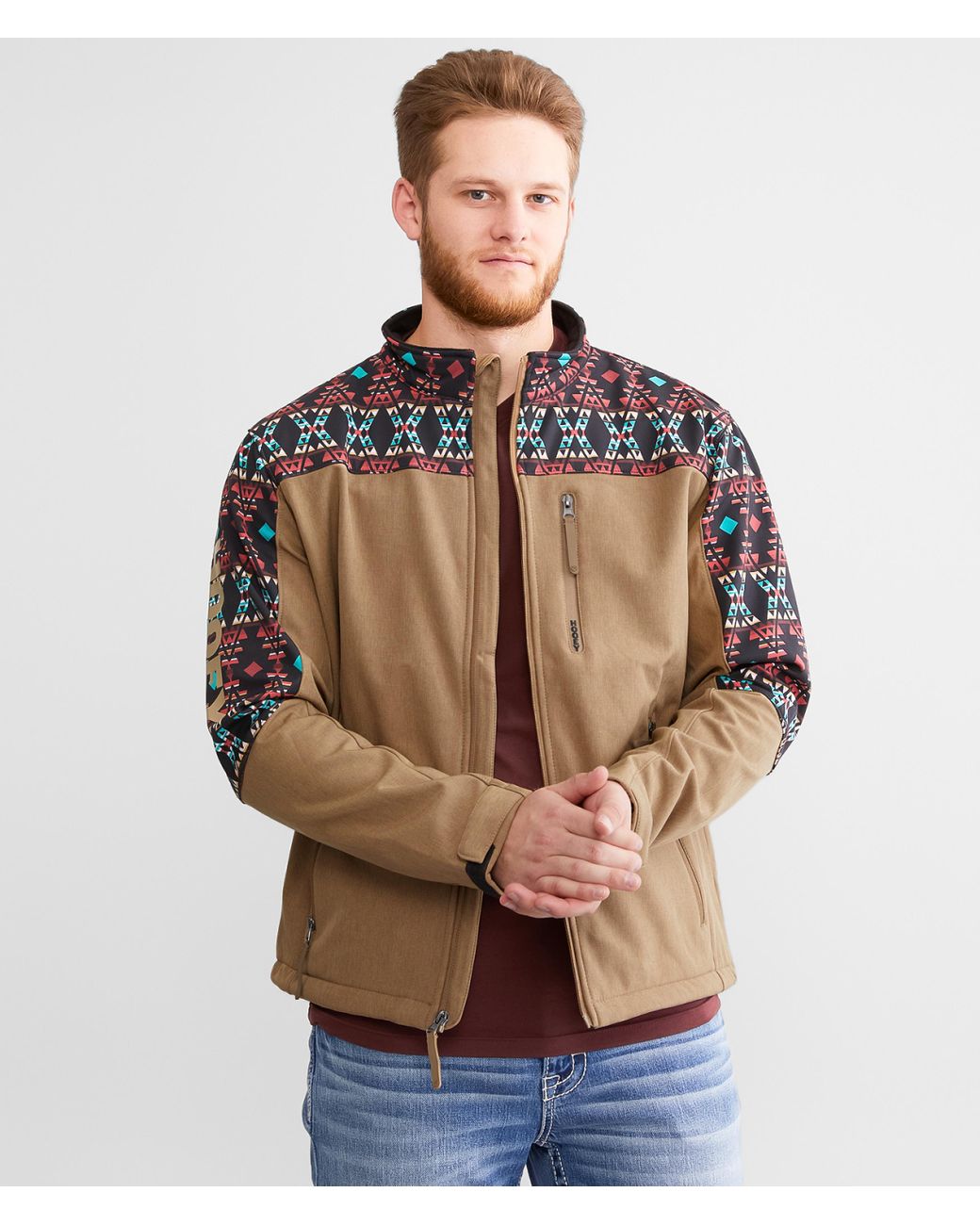 Hooey Softshell Aztec Jacket in Brown for Men Lyst