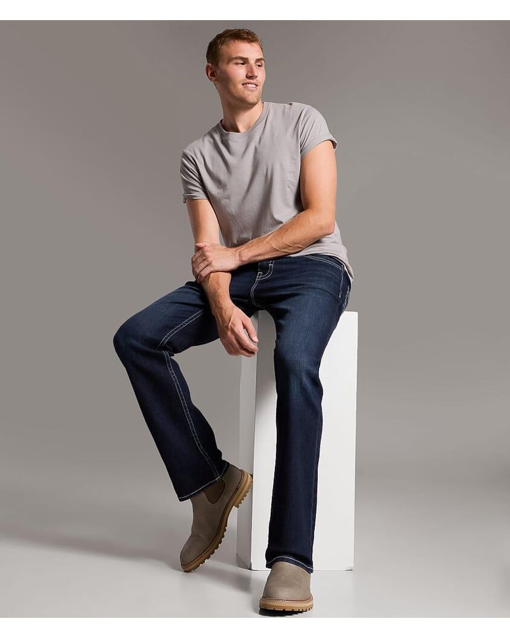 BKE Multicolor Aiden Boot Stretch Jean for men