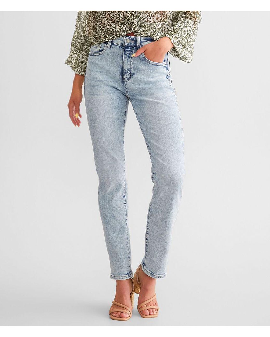 Willow & Root Blue The Mom Jean