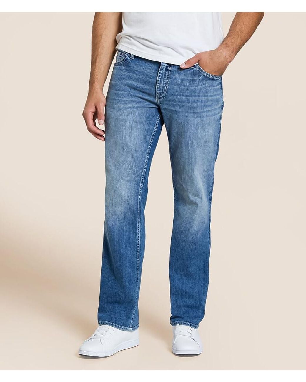 Reclaim Blue Regular Boot Stretch Jean for men