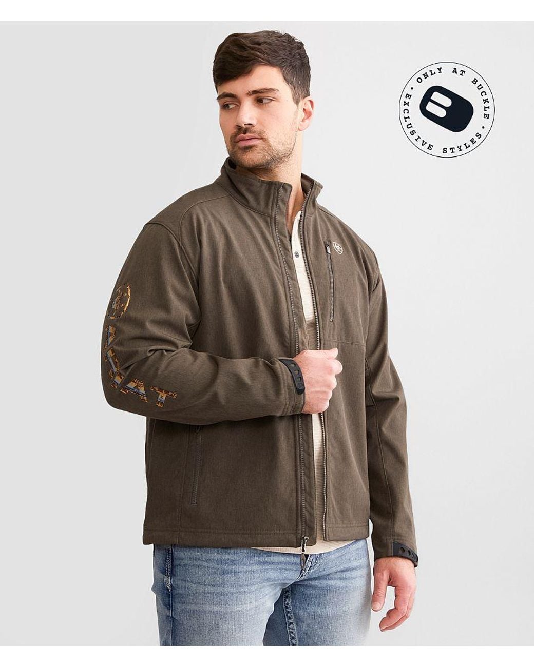 Ariat Brown Logo 2.0 Softshell Jacket for men