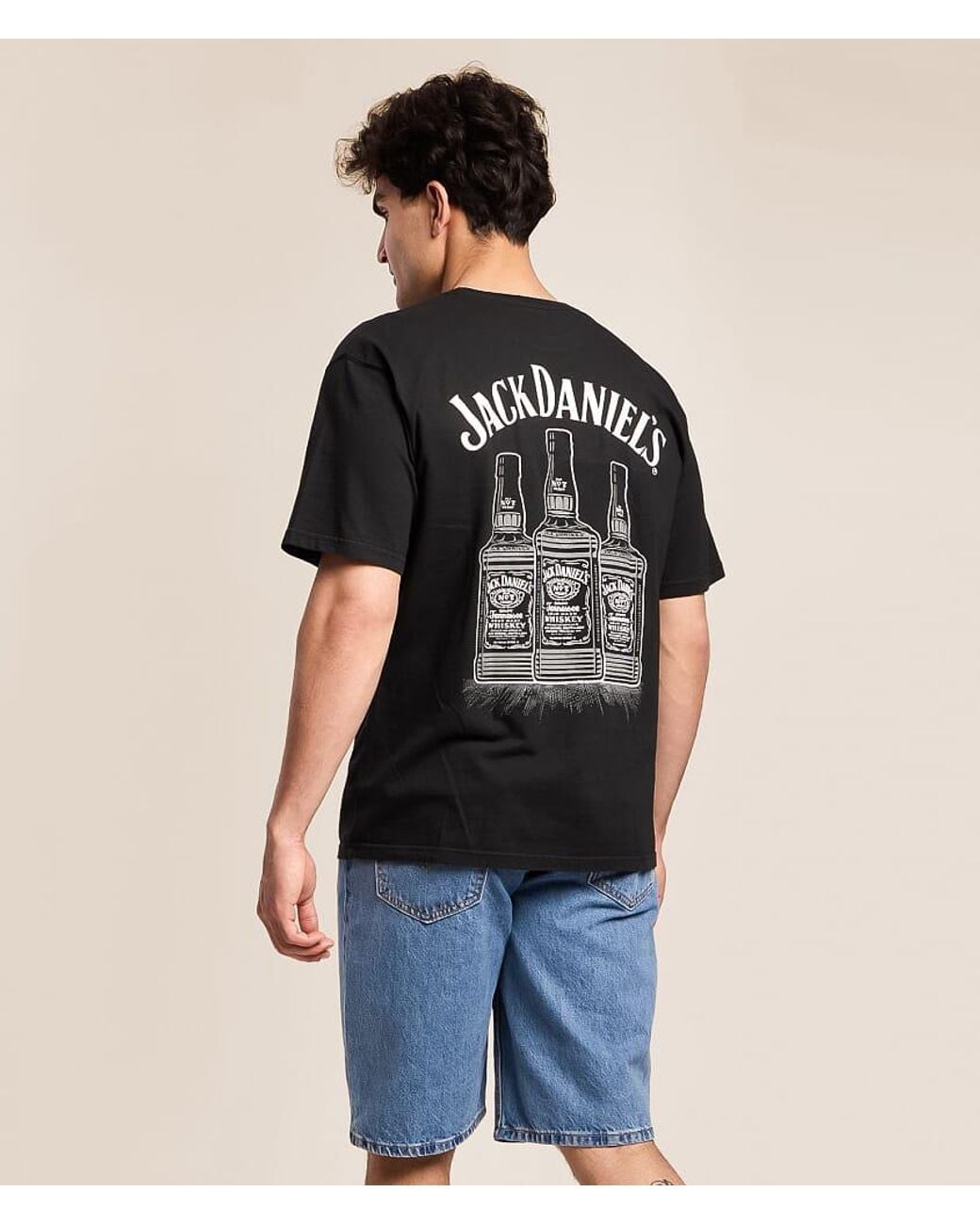 Changes Black Jack Daniel's Bottles T-Shirt for men