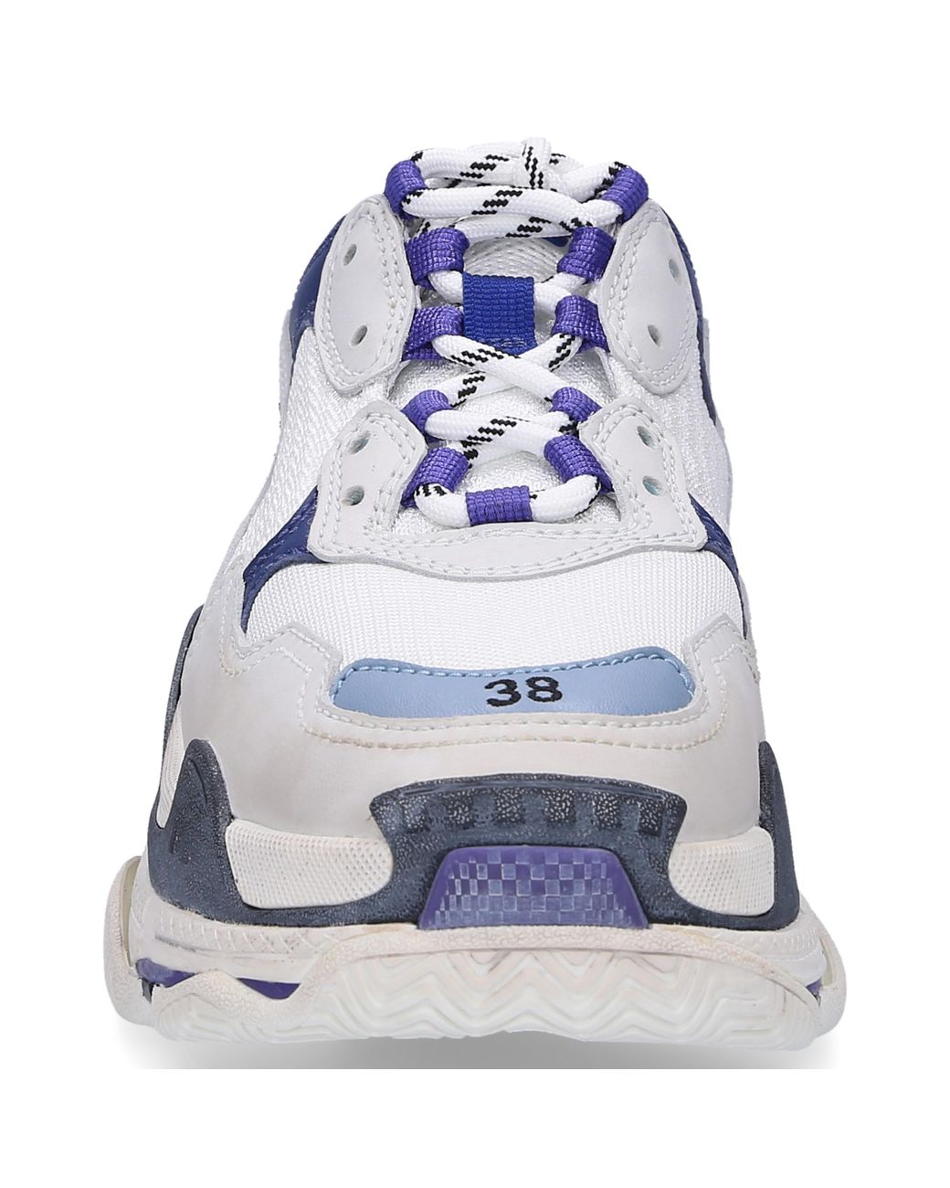 Balenciaga Suede Triple S Sneakers in Violet (Purple) | Lyst