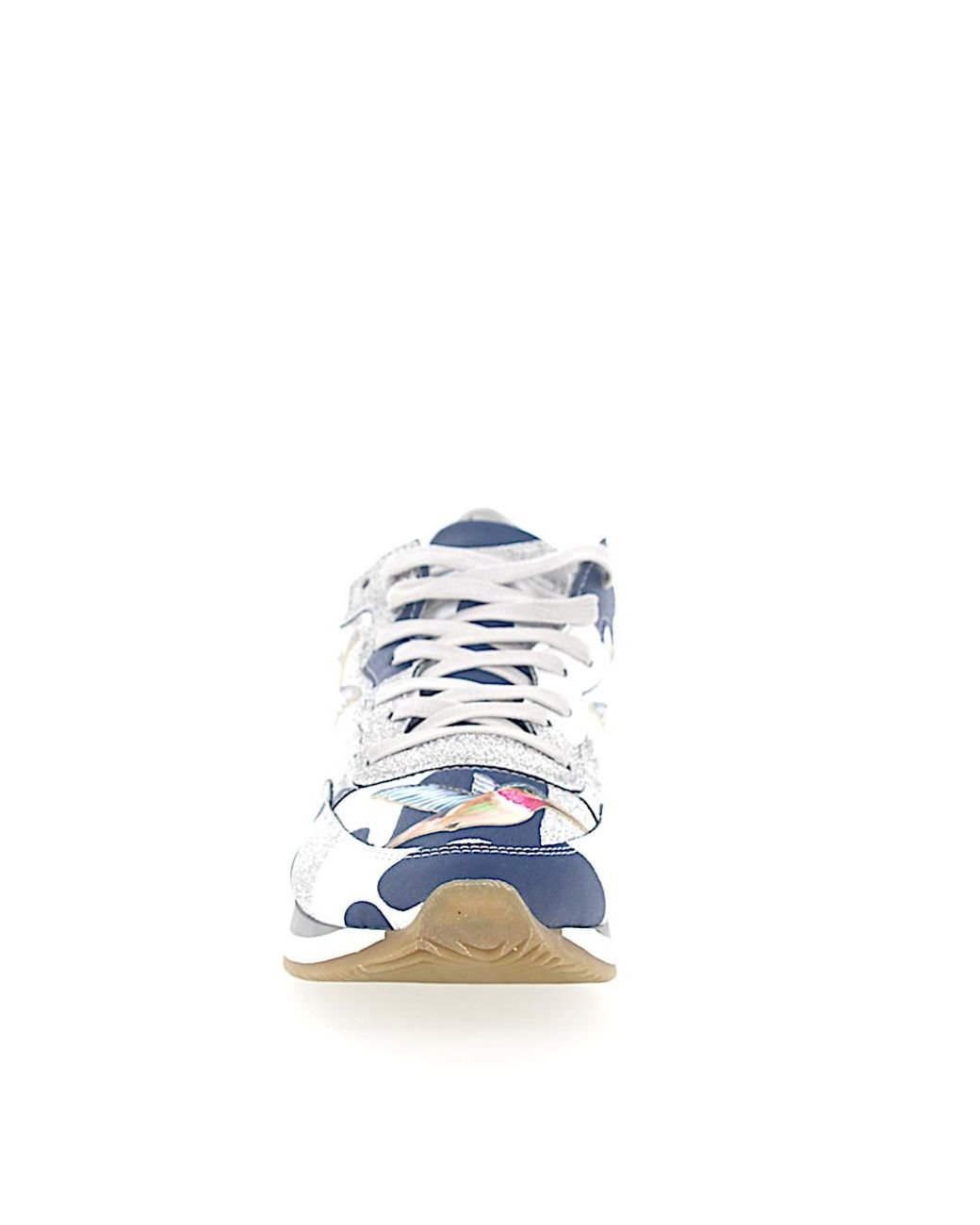 Model Sneaker Camouflage Philippe Blau Leder Leather Paradis vmNn80wOyP
