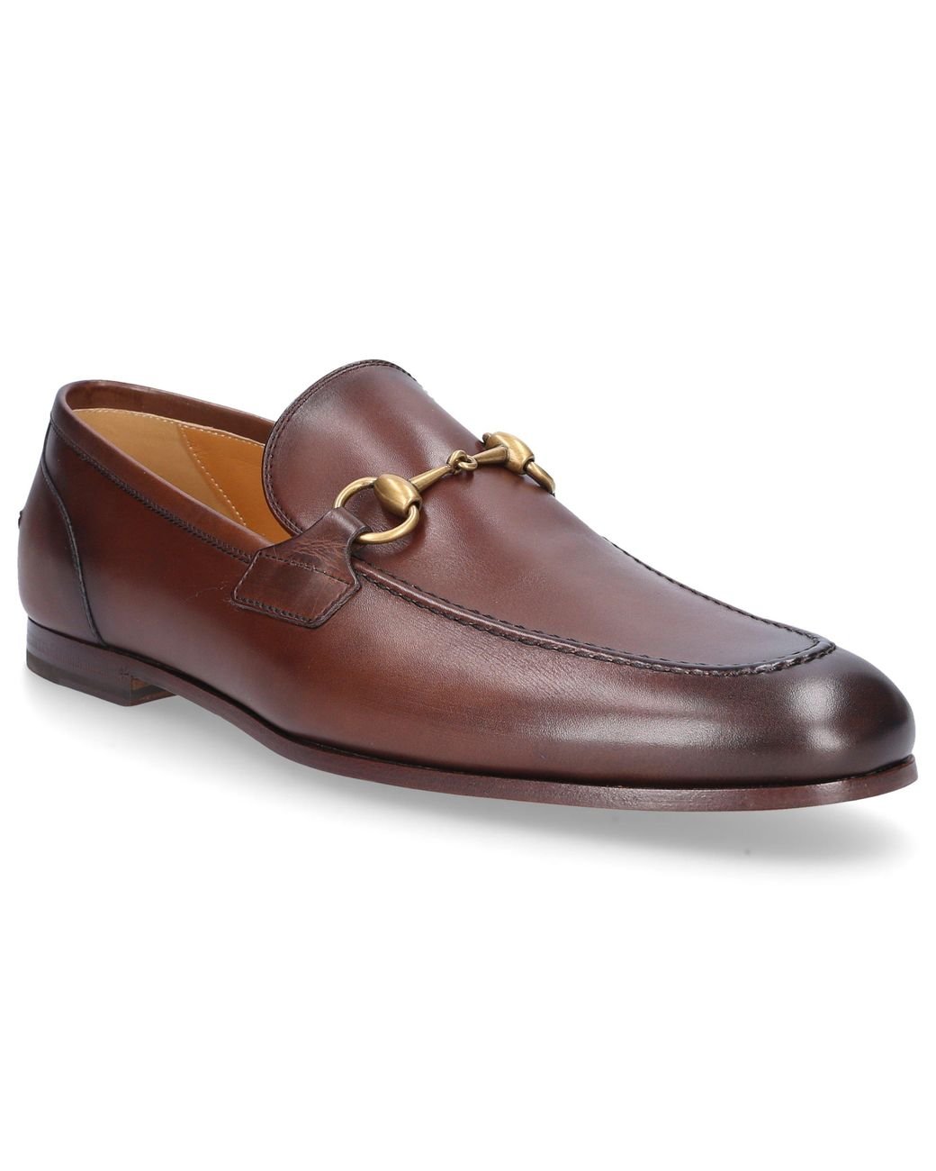 gucci jordaan brown loafer