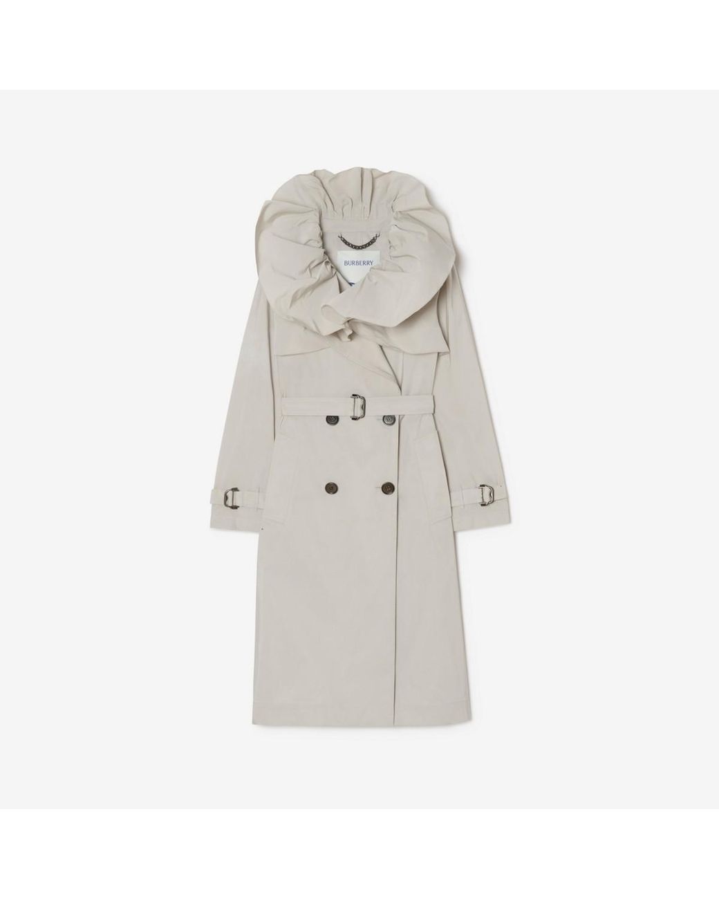 Burberry Multicolor Long Faille Clare Trench Coat