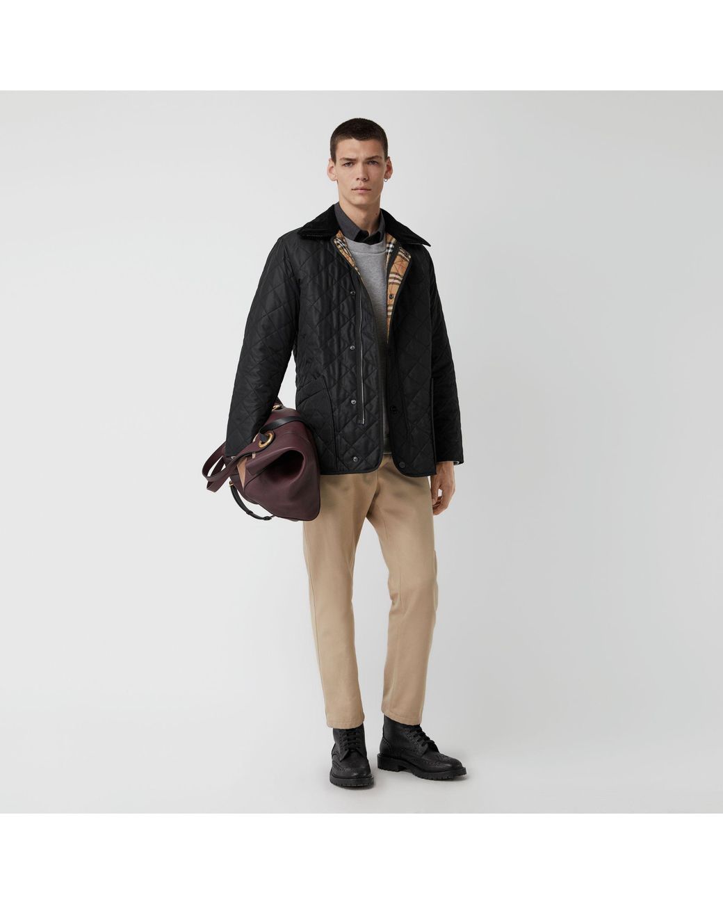 Diamond quilted on sale thermoregulated barn jacket