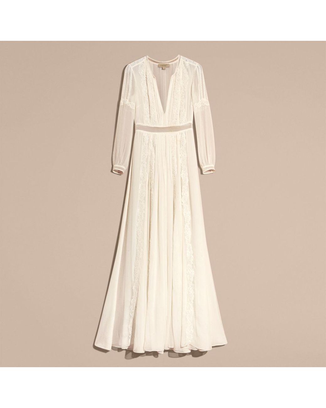 chinese dress ladies Grace White Embellished Maxi Dress – Frock and Frill