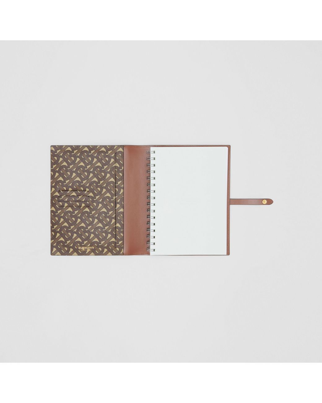 Burberry Monogram Print E canvas Notebook Cover in Brown Lyst Canada